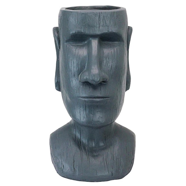 Easter Island Massive Megalith Moai Head Planter Statue